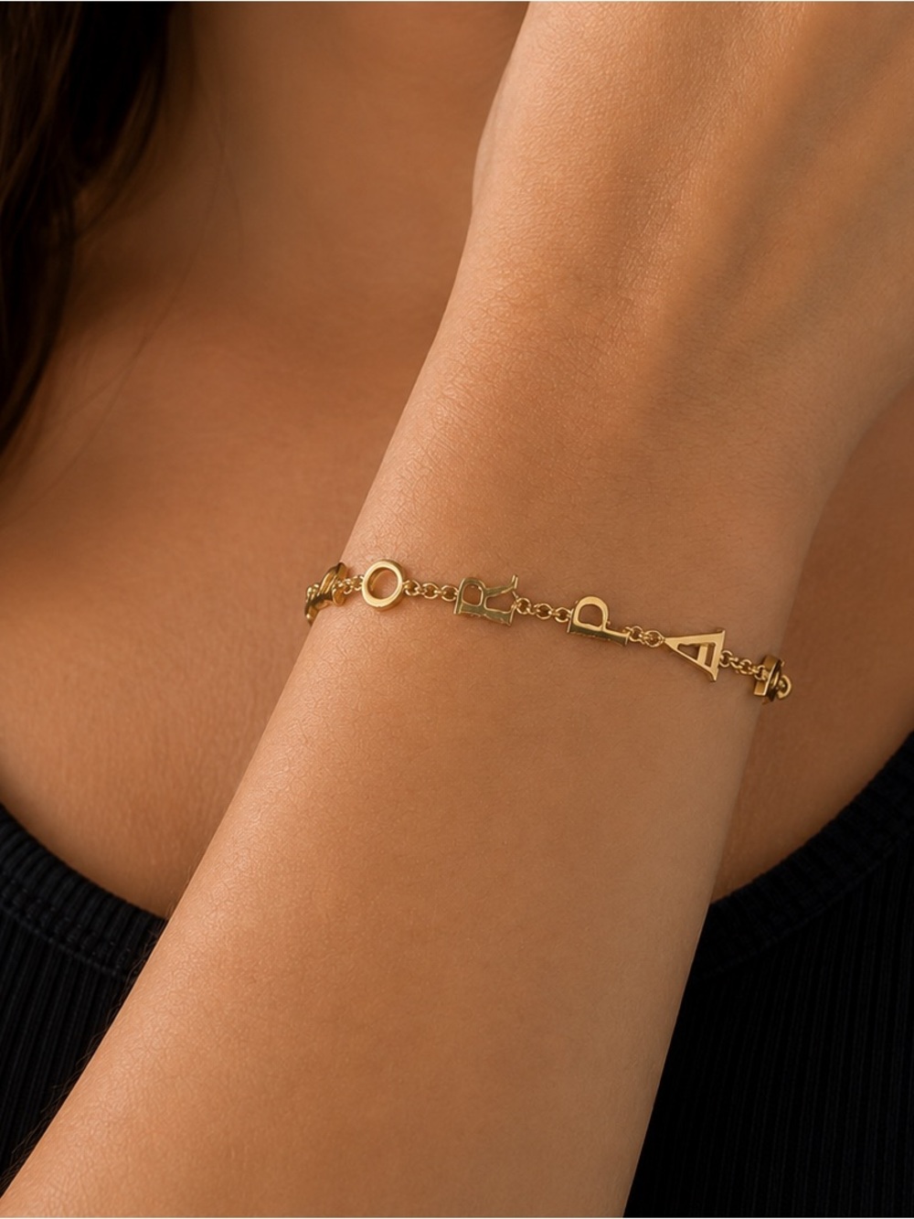 Dior Gold Tone Bracelet 7.5”